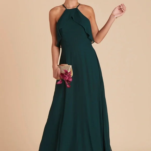 birdy grey jules dress Dark Mauve Bridesmaid Dress Chiffon Size Small